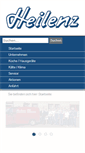 Mobile Screenshot of heilenz.de