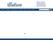 Tablet Screenshot of heilenz.de